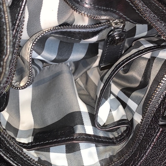 BURBERRY BLACK PRORSUM LARGE WARRIOR HOBO BAG - Picture 4 of 14